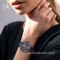 SHENGKE K0089 feminino relógio conjunto total moda relógio de diamante